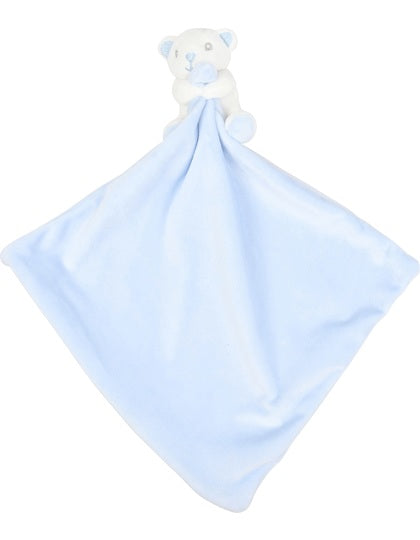 Mumbles Baby Bear Comforter With Rattle Blue