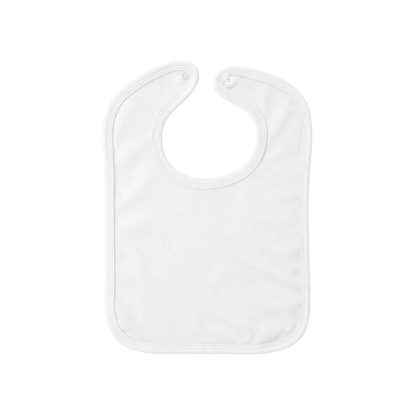 Slabbetje met drukknop